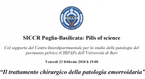 SICCR Puglia-Basilicata Pills of science