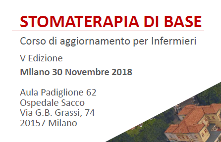 Stomaterapia di base - Corso di aggiornamento per Infermieri - V Edizione