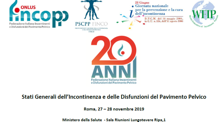 Stati Generali dell’Incontinenza e delle Disfunzioni del Pavimento Pelvico 2019