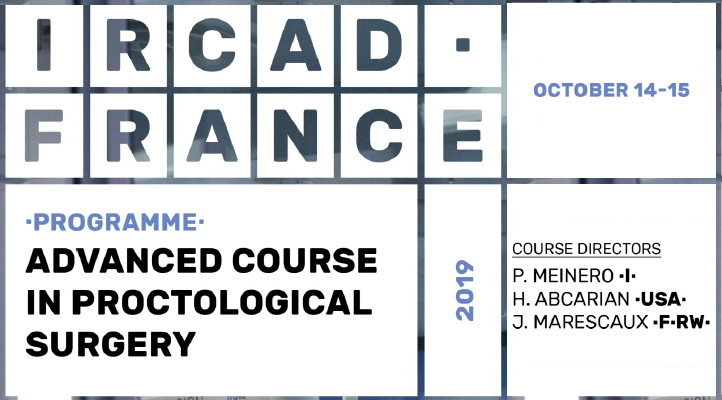 Advanced course in proctological surgery - IRCAD France
